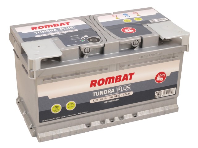 Rombat TUNDRA PLUS 12V 85Ah 760A(EN) LB4 315x175x175 0/1